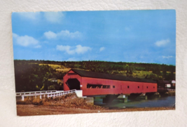 Vintage Postcard Fundy National Park Covered Bridge New Brunswick Canada - £3.89 GBP