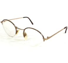 Vintage Anne Klein II Eyeglasses Frames L2133 012 Brown Tortoise Gold 50-19-135 - £29.72 GBP
