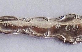 Collector Souvenir Spoon Oronto Temple 69 Daughters of the Nile Shriners 25th - £3.95 GBP