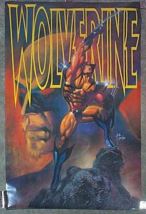 1993 X-Men Wolverine Poster: Vintage Marvel Comics Universe Logan pin-up, 34x22 - $27.87