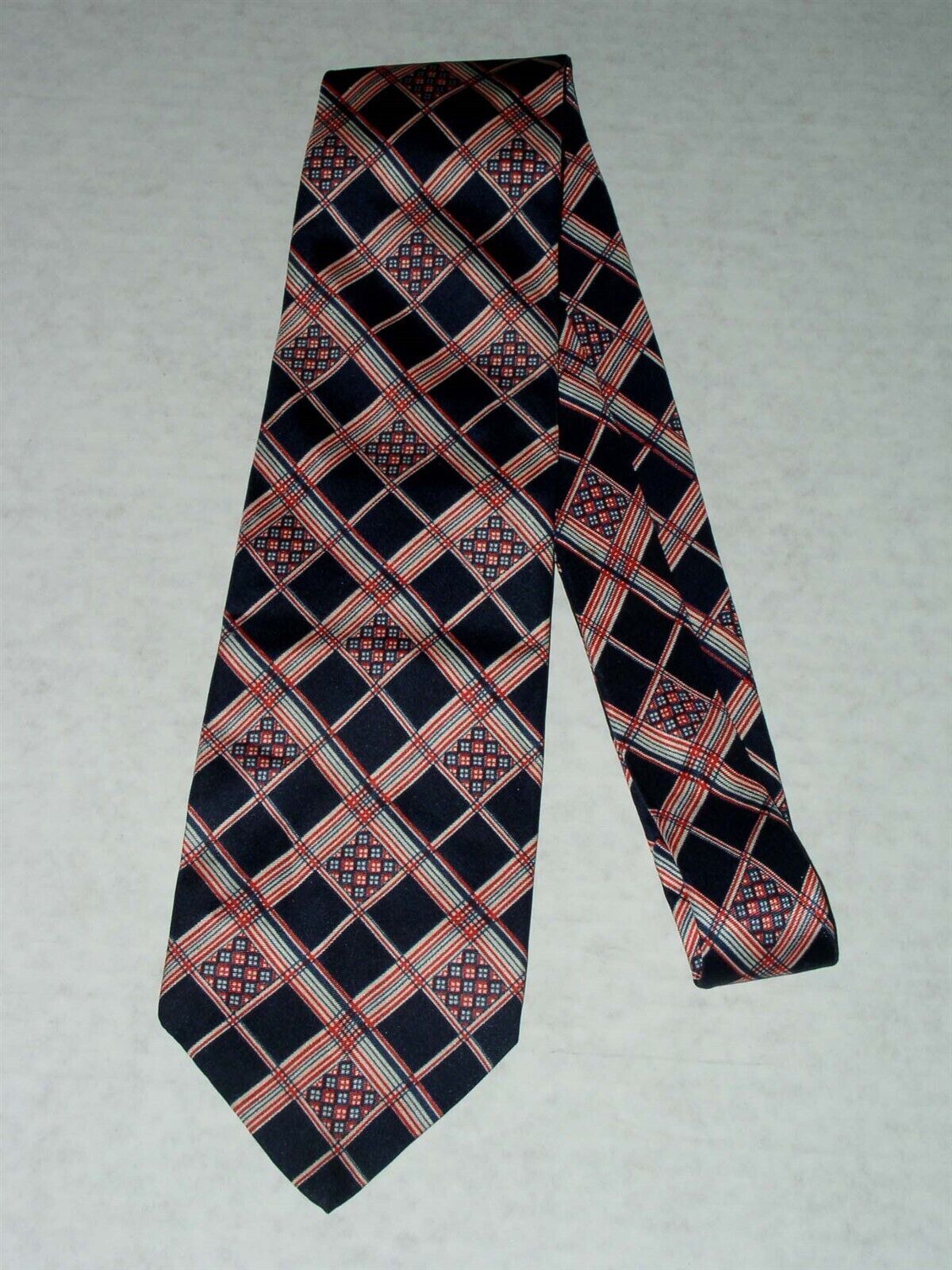 Yves Saint Laurent Necktie Vintage 1970&#39;s May Co. 4&quot; Wide All Silk - $199.99