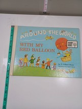 around the world with my red balloon by V. gilbert beers 1973 hardback - $4.95