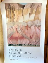 Santa Fe Chamber of Music Festival Georgia O’Keeffe Poster - £236.07 GBP