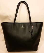 Kate Spade New York Sawyer Street Large Tote/Shoulder Bag Black Leather - £79.06 GBP