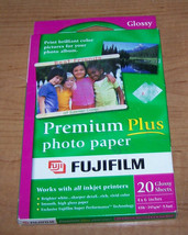 Fujifilm Premium Plus Photo Paper - 20 Sheets - Glossy - 4&quot; X 6&quot; - £4.73 GBP