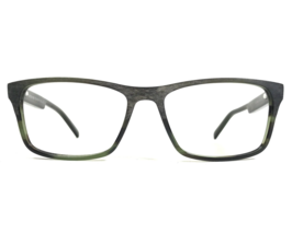 Perry Ellis Eyeglasses Frames PE 386-3 Grey Green Square Wood Grain 54-16-140 - £44.66 GBP