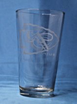 KC Kansas City Chiefs Budweiser Crown B logo Pint Glass 5.75&quot; Tall - £10.08 GBP