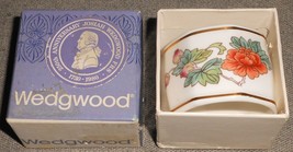 Wedgwood BONE CHINA Kutani Crane Pattern NAPKIN RING w/ORIGINAL BOX England - £19.60 GBP