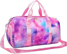 Duffle Bag for Girls Kids Gym Sports Teens Workout Travel Bag Weekender with Sho - £34.30 GBP