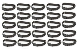 10&quot; to 16&quot; Black Martingale Dog Collar Bulk Packs Shelter Rescue Quick R... - £118.60 GBP+