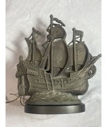 Vintage Mid-Century Cast Aluminum Galleon Sailing Ship Nautical Art Deco... - £29.30 GBP