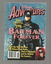 BATMAN FOREVER   DISNEY ADVENTURES  JUNE 1995    SNEAK MOVIE PREVIEW   E... - £10.80 GBP