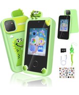 Green Dinosaur Kids Phone 2.8&quot; IPS Touchscreen Kids Smart Phone Fake Pho... - $69.80