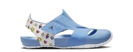 Nike Jordan Flare Little Kids Shoe 3Y Carolina Blue White Sandals DM8973... - $33.24
