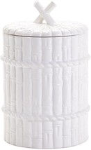 Two&#39;s Company Faux Bamboo 12&quot; Fretwork Jar with Lid - $1,486.47 MXN