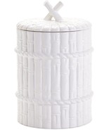 Two&#39;s Company Faux Bamboo 12&quot; Fretwork Jar with Lid - $1,463.80 MXN