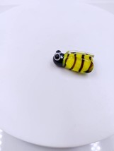 Tiny bee lampwork bee decor beads Glass bumble bee set Miniature glass f... - $10.00