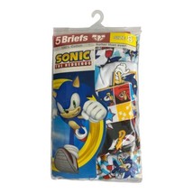 Sonic The Hedgehog Boys Briefs Size 8 100% Cotton  Comfort 5 pack new - £9.30 GBP
