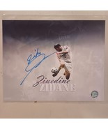 ZINEDINE ZIDANE REAL MADRID SIGNED PHOTO PRINT AUTOGRAPH SOCCER COA - $73.63