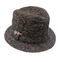 Vintage Tweed Bucket Hat David Hanna &amp; Son Ireland Wool L.L.Bean Size 7 1/8 - £31.28 GBP