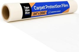 Carpet Protection Film 24" x 200' Roll Easy Unwind Clean Removal Self-Ad... - $30.64