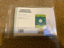 Creative Memories Scrapbooking Stickers Gem Tones Mini Card kit NEW - $5.89