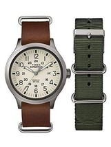 Timex Men&#39;s TWG016100 Expedition Scout 43 Brown Watch - FOR PARTS - £19.75 GBP