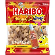 Haribo Sour HAPPY COLA gummy bears bottles 175g -Ex.6.2025-SALE -FREE SH... - $8.03