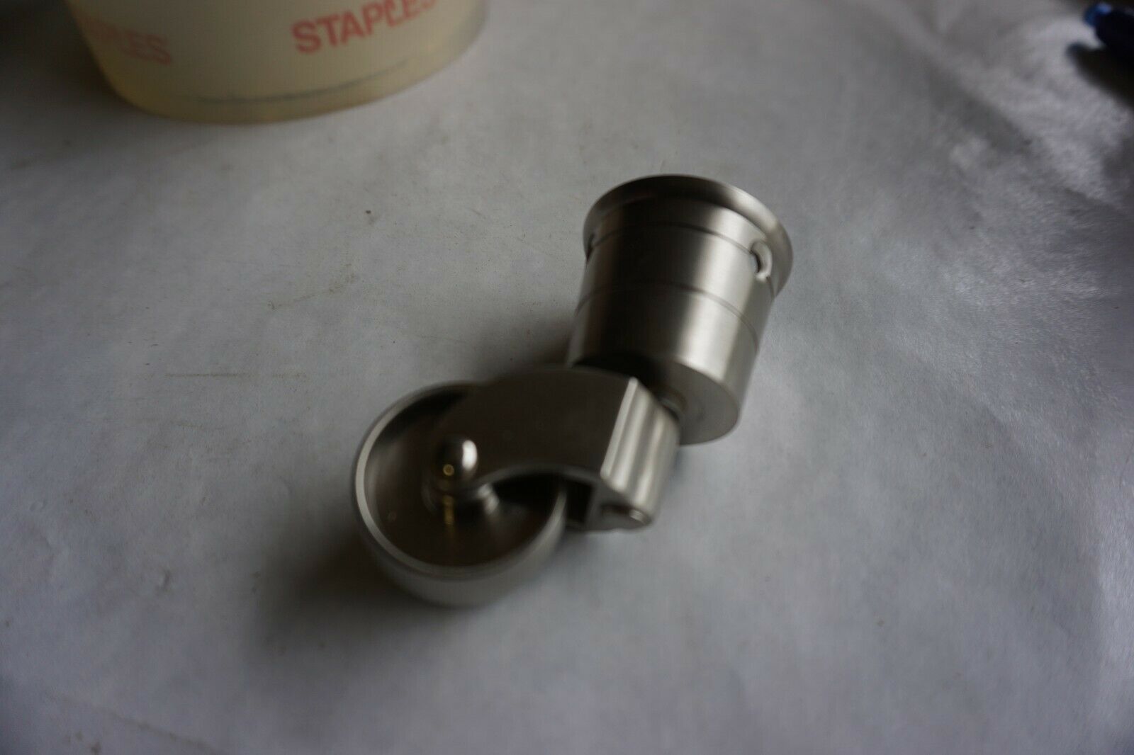 Brass Cup Caster Nickle Plate Finish 1 1/4&quot; dia wheel  Sold by the Piece - $9.99