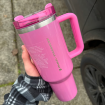STANLEY X STARBUCKS WINTER PINK CUP 40oz TUMBLER LIMITED EDITION FAST FR... - $990.59 MXN