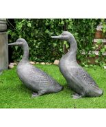 Ebros Gift Large Verdi Green Aluminum Two Lover Pond Ducks Garden Statue... - €152,95 EUR