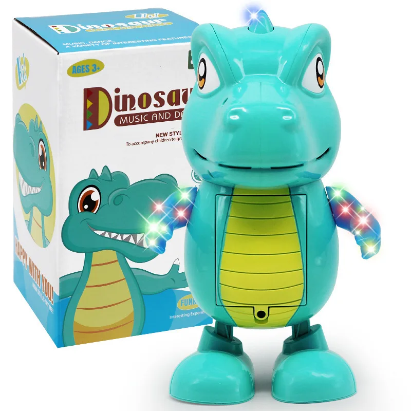 Musical Dancing Dinosaur Baby Toy, Electric Dancing and Singing Toys with Lights - £19.88 GBP