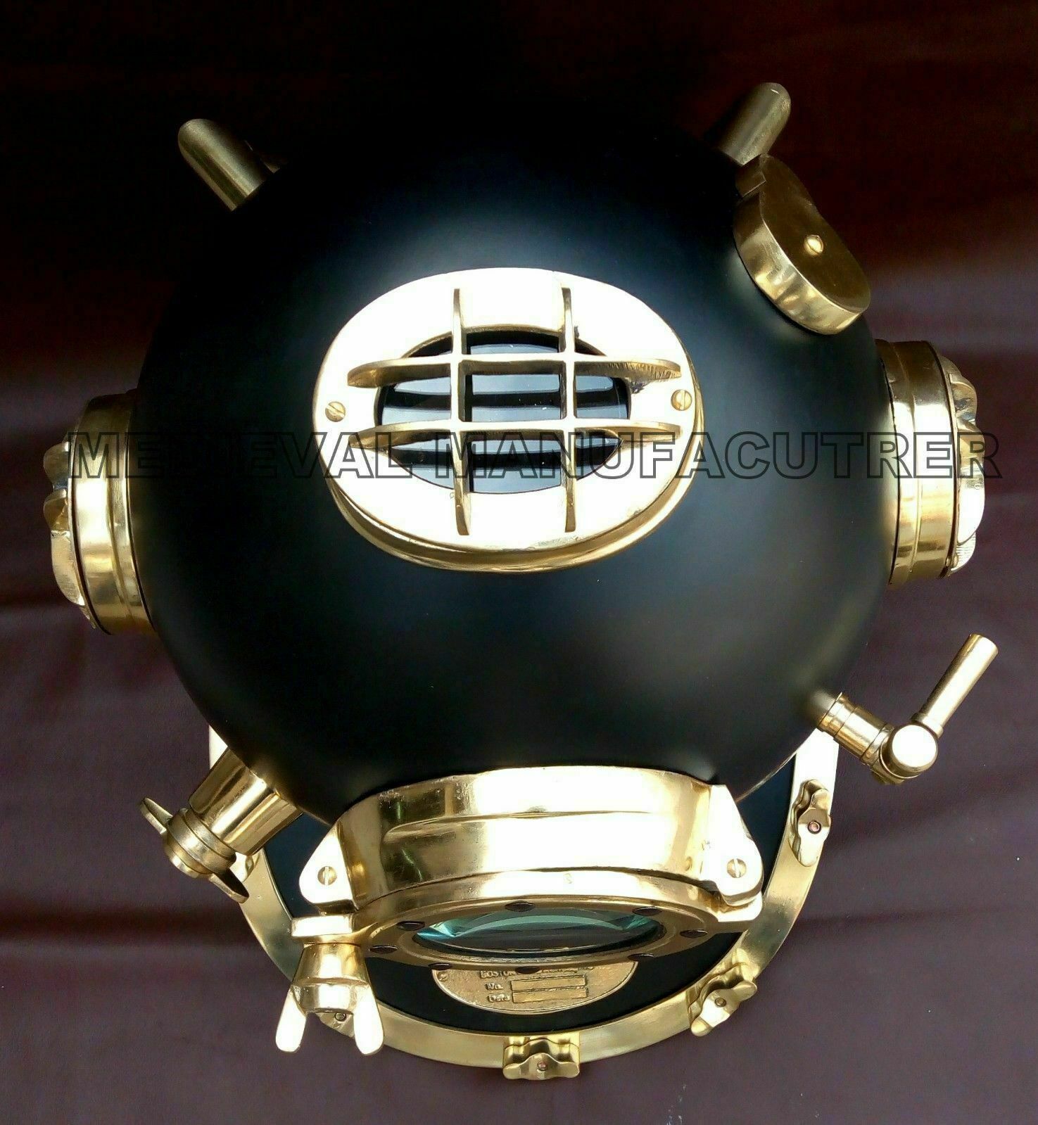 18 Inch Us Navy Diving Helmet Mark V Deep Sea Divers Helmet Vintage ...