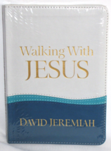 Walking With Jesus Book By David Jeremiah Leather Bound New Factory Sealed - £16.61 GBP