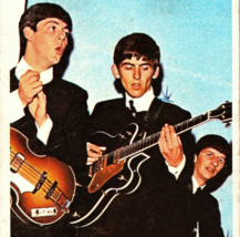 1964 Beatles Diary Cards #25A Paul Ringo George TOPPS TCG John Speaking - £5.50 GBP
