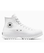 Converse Lugged 2.0 Sole White Textured Leather Lined High Top Shoes Wm&#39;... - $127.18 CAD