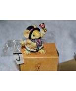 Ganz 1991 05309 Little Cheesers Abner Appleton Ringing Bell Christmas Fi... - $20.46