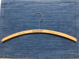 Antique Wooden Clothes Hanger Advertising Salsbury Cleaners Bakersfield ... - £18.94 GBP