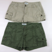 Lot of 2 OLD NAVY Utility shorts beige and olive Size 4 - £13.83 GBP