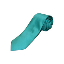 Mens Tie ZENIO By Stacy Adams Slim Narrow Twill Woven Soft Silky Z14 Teal image 4