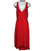 naked zebra red sleeveless back cut out midi dress Size S - $27.71