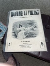 1909 Kansas City, Kansas Sheet Music Warblings At Twilight - £7.78 GBP