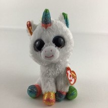 Ty Beanie Boos Pixy Unicorn  6&quot; Plush Stuffed Animal Toy Sparkle with TAGS - £15.46 GBP