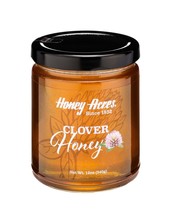 Honey Acres Artisan Honey, Pure Clover Honey, 12 Oz Jar - £14.14 GBP+