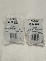 Pack of 2 RACO Hubbell 40RACB5 Insulated 3/8&quot; Push-in Connector Insulate... - $12.86