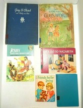 6 Vintage Children&#39;s Sunday School Story Books Christian Faith 1940&#39;s-1970&#39;s - £13.33 GBP