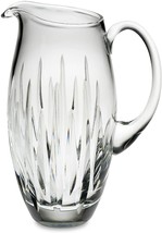 Reed &amp; Barton Crystal Soho Pitcher 9.5&quot; Clear Tapered Vertical Cut 1.5Qt. NEW - £55.13 GBP