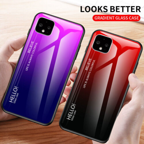 For Google Pixel 7 Pro 6 5a Shockproof Glass Hard back Silicon Case Cover
