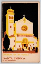 Serigraph Santa Monica California Hand Made M.A. Sheehan Topanga CA Postcard N24 - $18.95