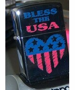 Rare Retired Comemorative 911 Bless The USA Zippo Lighter  - €20,25 EUR